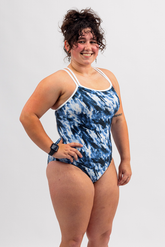 Period Swimwear - Ladies One Piece Swimsuit - Inked